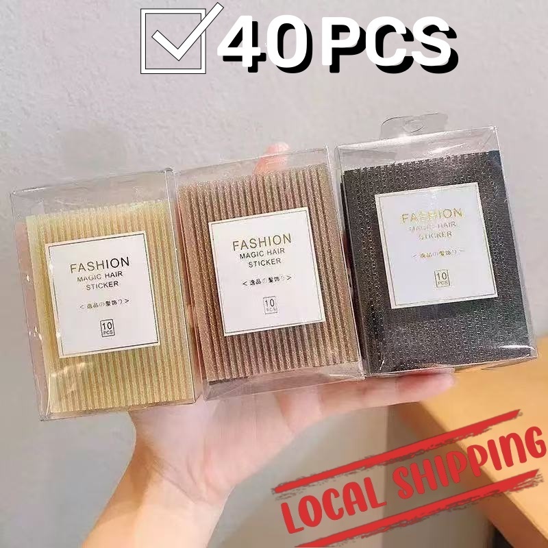 40 Chiếc Miếng Dán Tóc Kẹp Màu Trơn, Tạo Kiểu Tóc Phù Hợp Cho Nữ