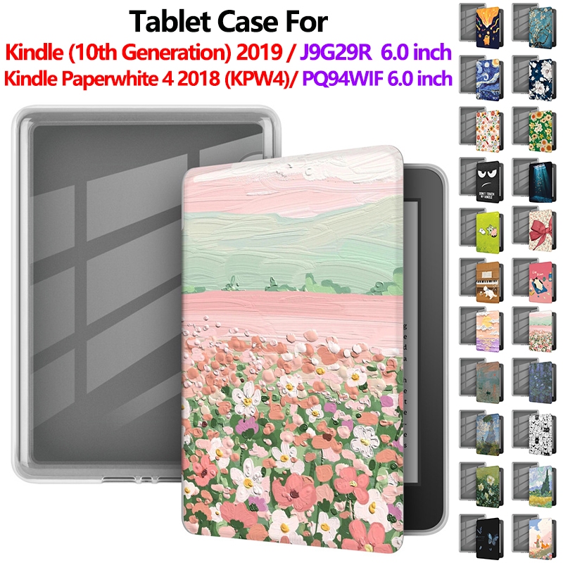 Dành Cho Kindle Paperwhite 4 2018 PQ94WIF Kindle10th 2019 J9G29R 6.0 inch Hoạt Hình Thời Trang Sách 