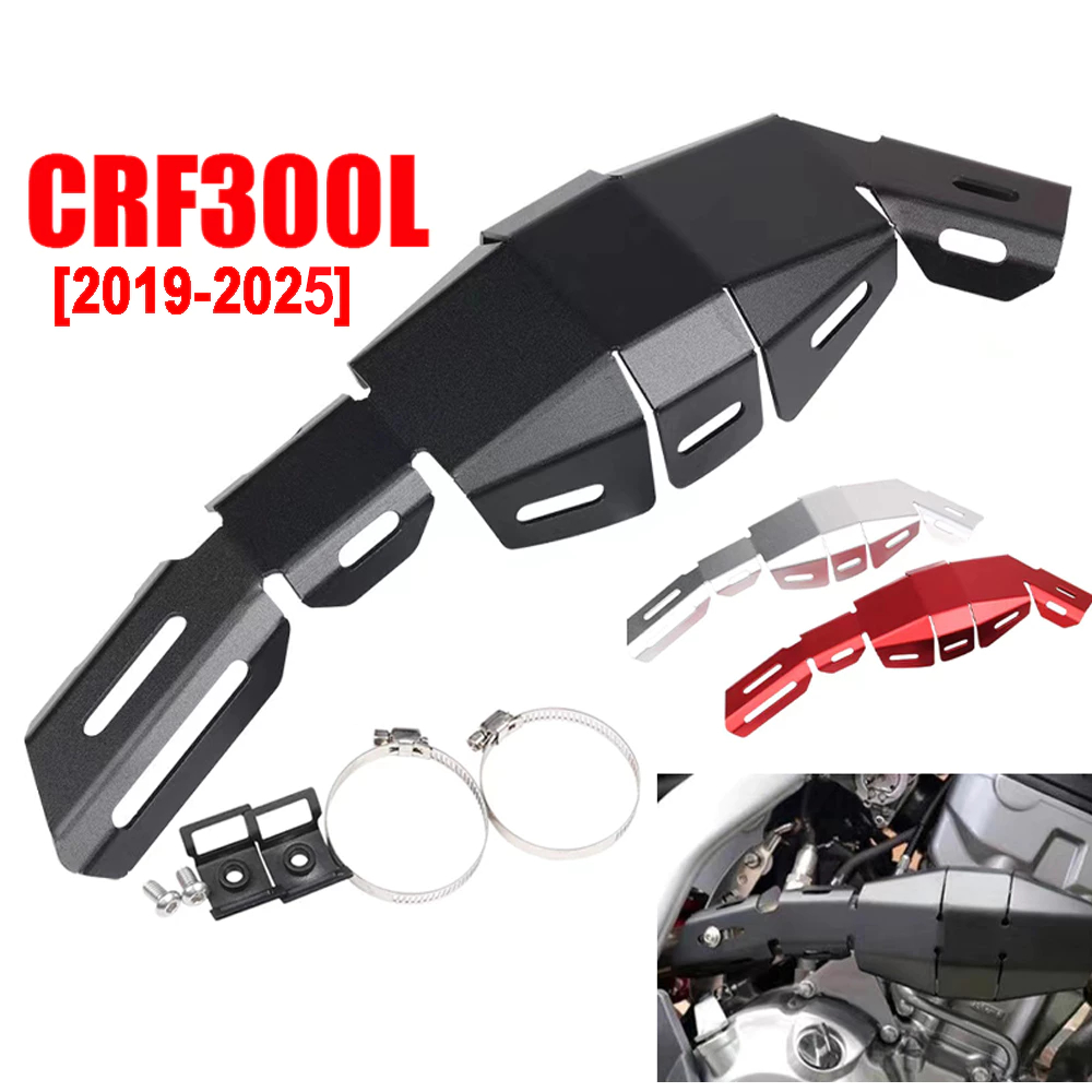 CRF300L Xả Nhiệt Bảo Vệ Chống bỏng Bảo Vệ Phụ Tùng Xe Máy Cho XE HONDA CRF300L 2019-2025