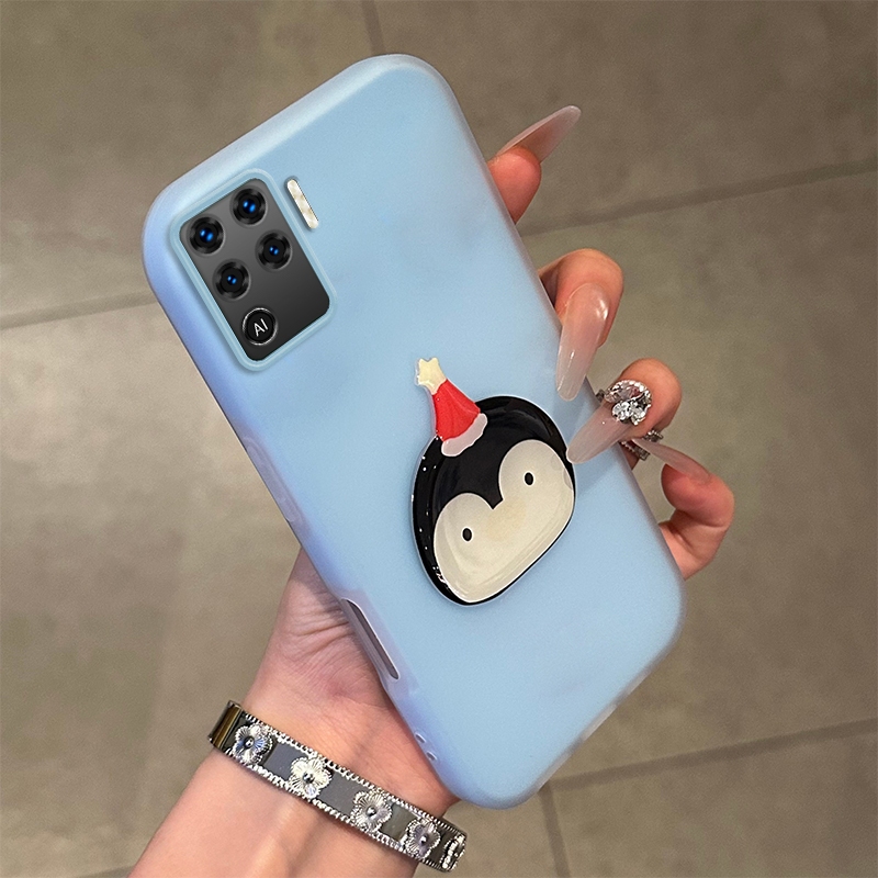 Ốp điện thoại màu thạch 2 trong 1 cho OPPO A94 a93 4g f17 pro Reno 4F 5F reno 5 lite Vỏ điện thoại c