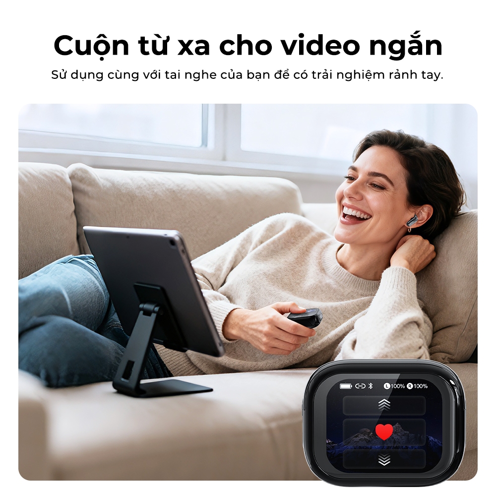 HTC NE68 Tai nghe dịch thuật AI Tai nghe Bluetooth 6.0 Tai nghe không dây Tai nghe nhét tai Tai nghe thông minh Thiết kế lấy cảm hứng từ máy ảnh Tai nghe kẹp tai Tương thích với iOS/Android/PC | BigBuy360 - bigbuy360.vn