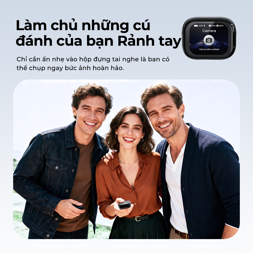 HTC NE68 Tai nghe dịch thuật AI Tai nghe Bluetooth 6.0 Tai nghe không dây Tai nghe nhét tai Tai nghe thông minh Thiết kế lấy cảm hứng từ máy ảnh Tai nghe kẹp tai Tương thích với iOS/Android/PC | BigBuy360 - bigbuy360.vn