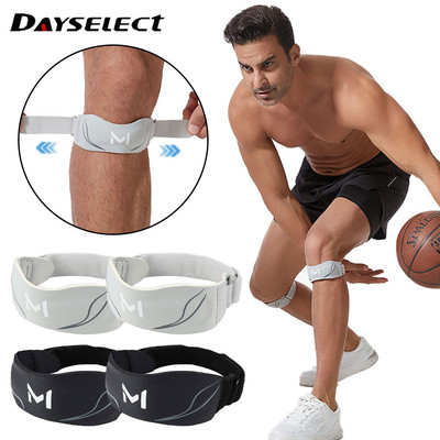 Dây đeo đầu gối thể thao silicone nén, dễ điều chỉnh, giảm shock khi chạy