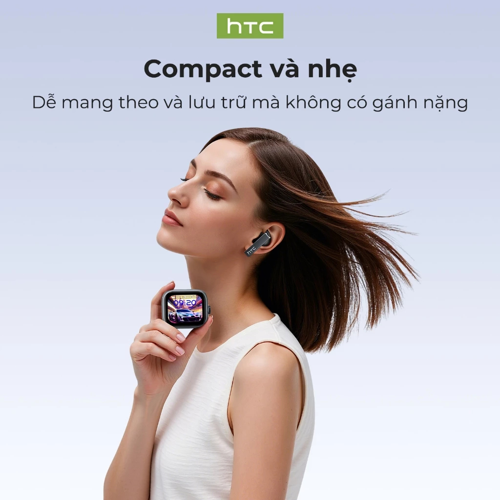 Bảo hành một năm HTC NE40 AI Dịch thuật thời gian thực Tai nghe BluetoothTWS Bluetooth 6.0 Chất lượng âm thanh HiFi IPX5 Tai nghe không dây chống nước | BigBuy360 - bigbuy360.vn