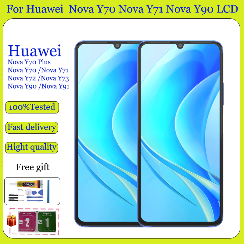 Chính Hãng Cho Huawei Nova Y70 Nova Y70 Plus Nova Y71 Nova Y72 Nova Y73 Nova Y90 Nova Y91 Màn Hình L