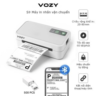  Máy in nhãn nhiệt VOZY A6   A7 Máy in vận đơn Bluetooth 3   4 inch Máy in mã vạch nhiệt 80mm 