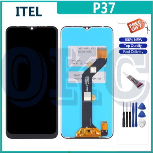 LCD Cho ITEL P37 / P37 PRO Màn Hình LCD Bộ Số Hóa Màn Hình Cảm Ứng P651W LCD Thay Thế