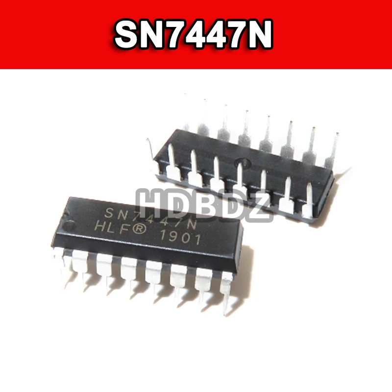 5~10PCS SN7447N DIP16 Bộ Dịch Chip IC