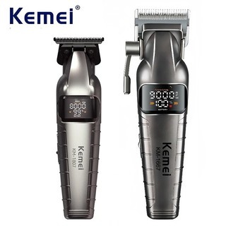 Kemei Chuyên Nghiệp Zero Gap Máy cạo râu Cắt Tóc Nam Không Dây Cắt Tóc Sạc Cắt Tóc Hoàn Thiện Máy Râu Máy cạo râu