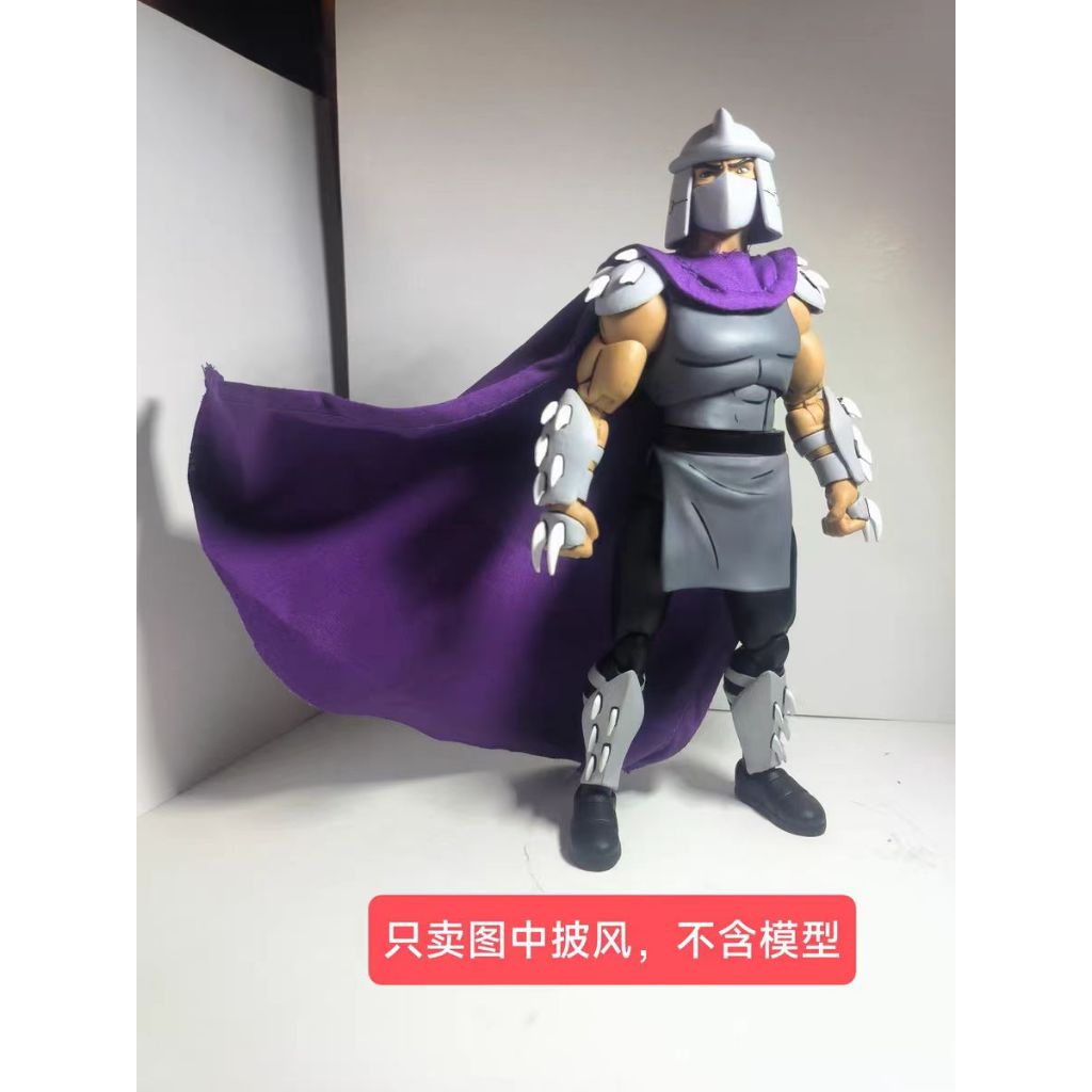 NECA Ninja Turtles Clone Schneider Slade Áo choàng có sẵn không có mẫu