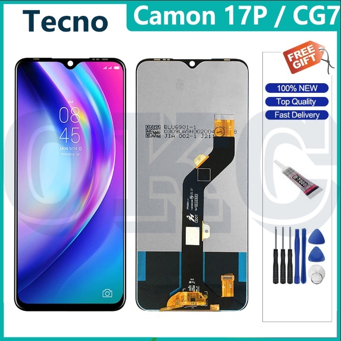 LCD Cho Tecno Camon 17P Màn Hình LCD Bộ Số Hóa Màn Hình Cảm Ứng CG7 CG7n LCD Thay Thế