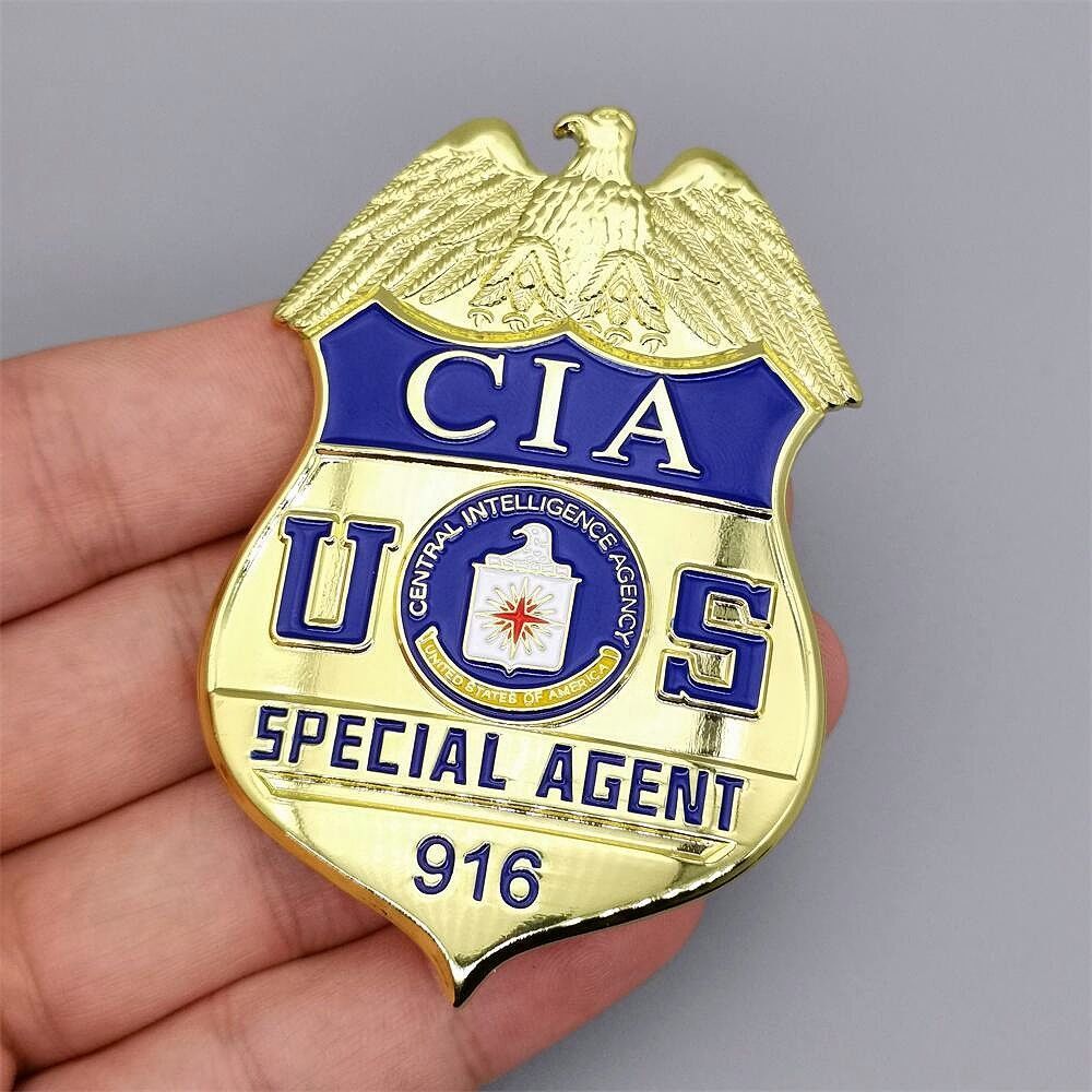 Huy hiệu kim loại Mỹ Huy hiệu CIA Đại lý fbi ID fbi Huy hiệu Huy chương kỷ niệm Huy hiệu