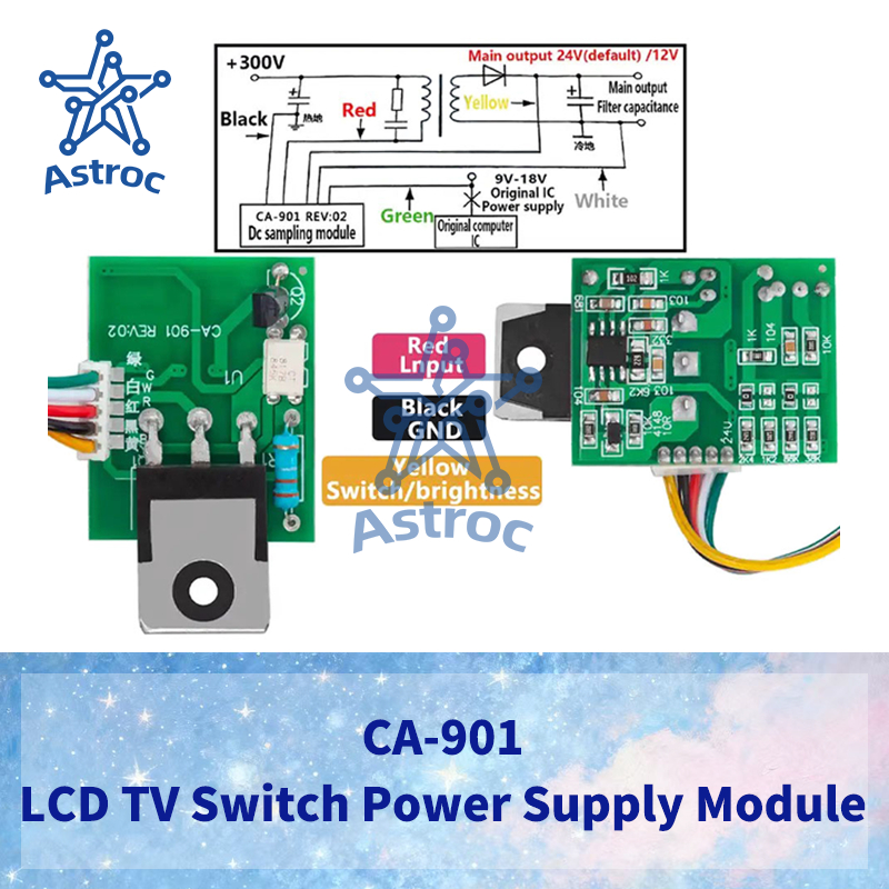 1 ~ 5 CÁI CA-901 LCD TV Switch Mô-đun cấp nguồn 12 24V 46 inch Bước xuống Buck Mô-đun lấy mẫu mô-đun