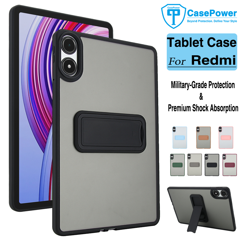 CasePower TPU + PC Redmi Tablet cho Redmi Pad 2 Pro SE K Pad 2 Case | Chống sốc & chống bụi có chân 
