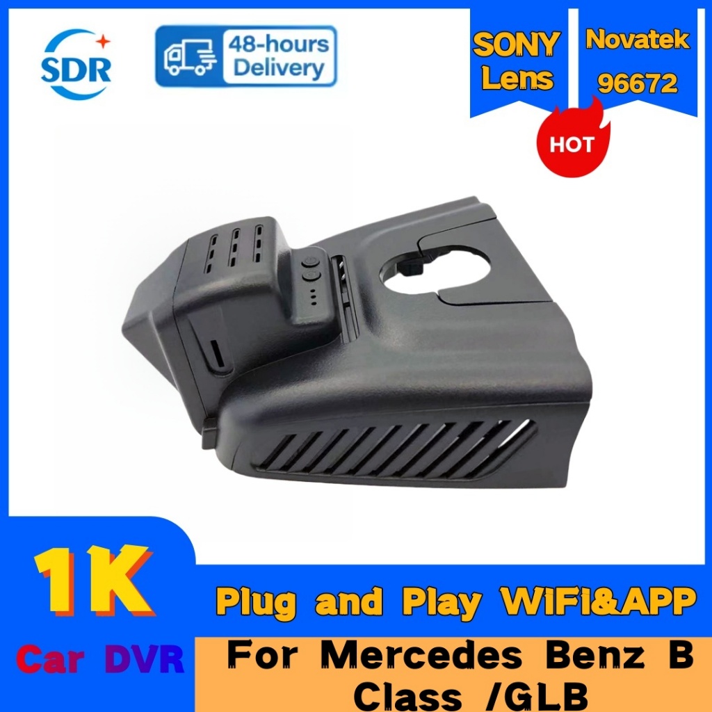 4K 2160P Cắm Và Chạy Xe WIFI DVR Dash Cam Cho Xe Mercedes Benz B Class / GLB Phiên Bản Thấp 2020, GL