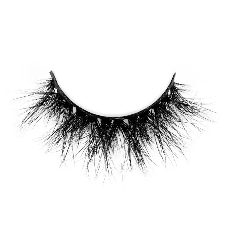 Tulip Ready Stock 20mm 22mm 3D Mink Lông mi giả dày Lông mi chiên lộn xộn