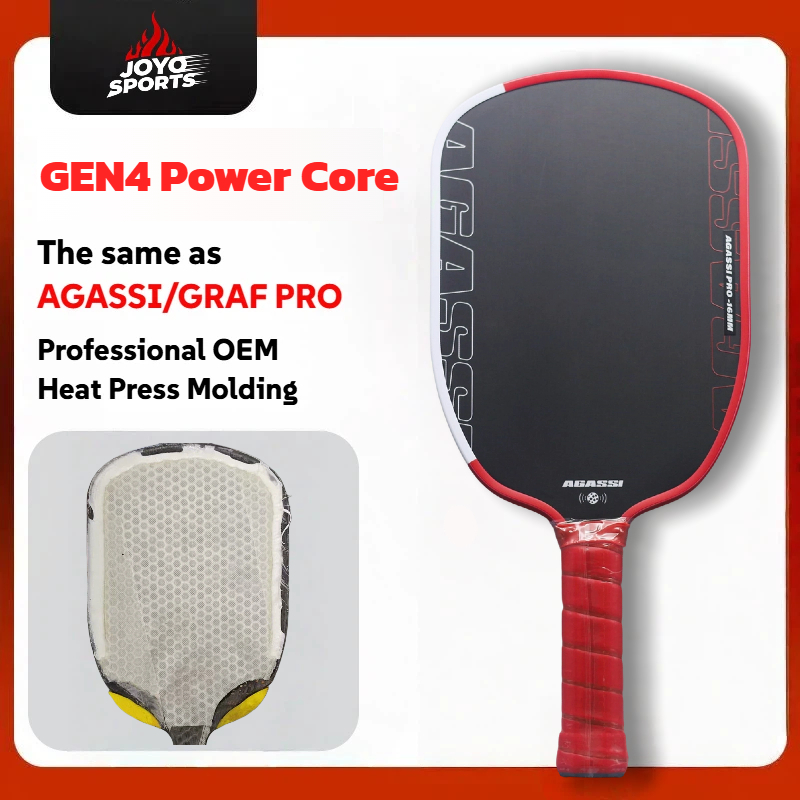 AGASSI PRO Cùng Phong Cách GEN4 Hot-Pressed Tích Hợp Toray T700 Thô Mờ Chính Xác Điều Khiển Bóng Cấp
