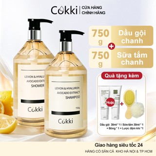  【GIÁ SỐC Sữa Tắm Dưỡng Da Cokki Chanh & Vitamin E 750ml - Làm Sạch Sâu & Tẩy Tế Bào Chết - Dịu Nhẹ Hỗ Trợ Ngừa Mụn & Cấp Ẩm Cho Da 