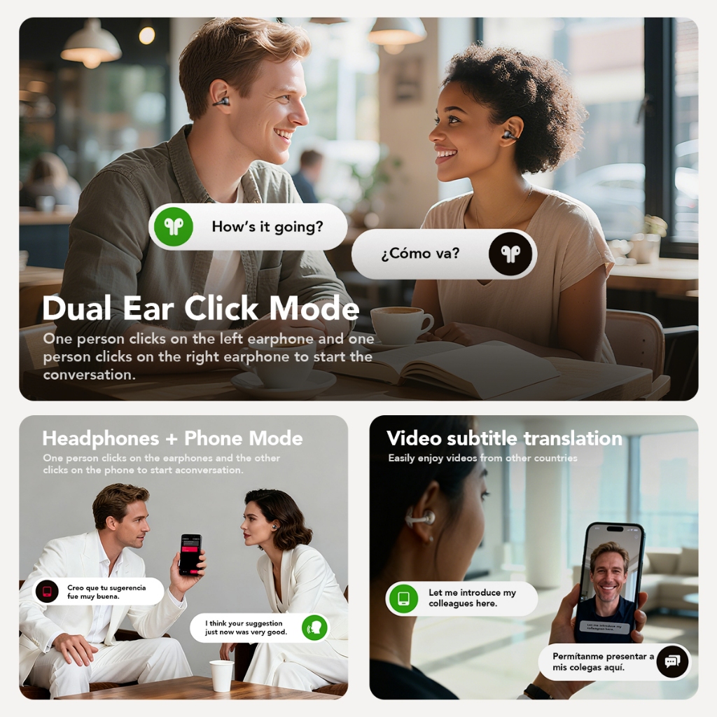 Tai nghe MINISO MS503 Ai Dịch Tai nghe Bluetooth 6.0 Dịch 134 ngôn ngữ Theo dõi nhịp tim Tai nghe khử tiếng ồn Tai nghe không dây HiFi Music HD Gọi với Micro | BigBuy360 - bigbuy360.vn
