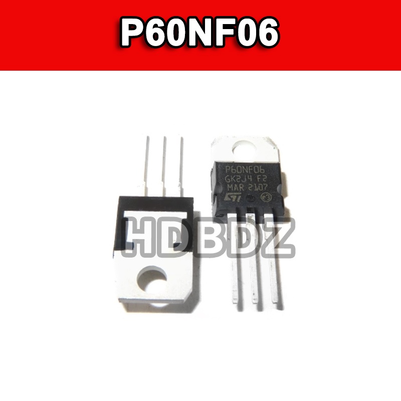 5~10pcs P60NF06 TO-220 MOSFET Nchannel IC STP60NF06