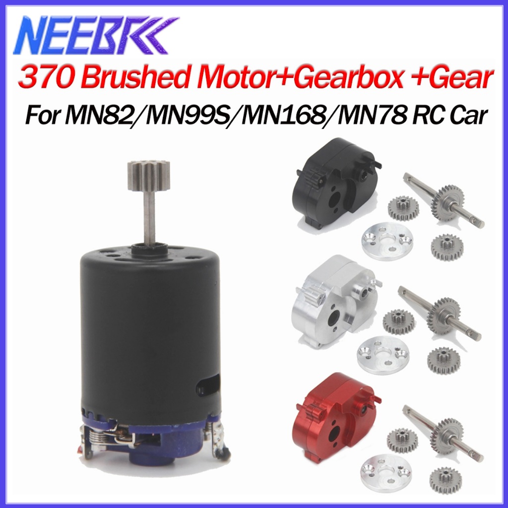 Kim Loại Nâng Cấp Hộp Số Adapter Tấm Hộp Số Bộ 370 Chải MotorFor 1 / 12 RC Xe MN82 MN99S MN168 MN78 