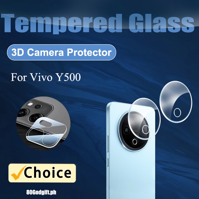 Miếng Dán Bảo Vệ Camera Cường Lực 3D Cho Vivo Y500 9H 8K Kính Ống Kính Cho Vivo Y500 Y400 Y300 Y200 