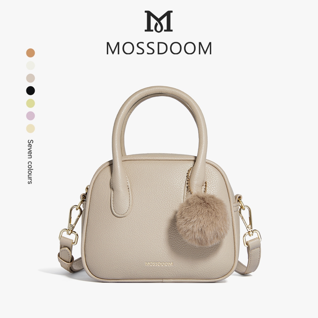MOSSDOOM Myla Bag Túi đeo chéo dây đeo đôi phong cách chất lượng cao dành cho nữ