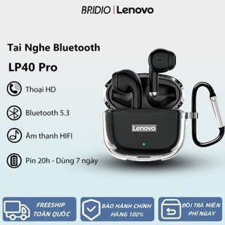  Tai Nghe Bluetooth 5.3 Lenovo LP40 Pro - Mic Khử Tiếng Ồn Âm Thanh HIFI Thiết Kế Nhỏ Gọn Chơi Game & Làm Việc 