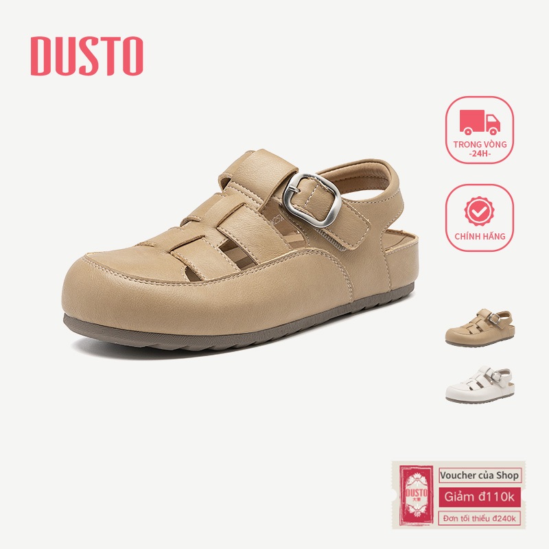 DUSTO Dép DUSTO Nữ Dép Thoáng Khí Mũi Tròn DW26C0103A