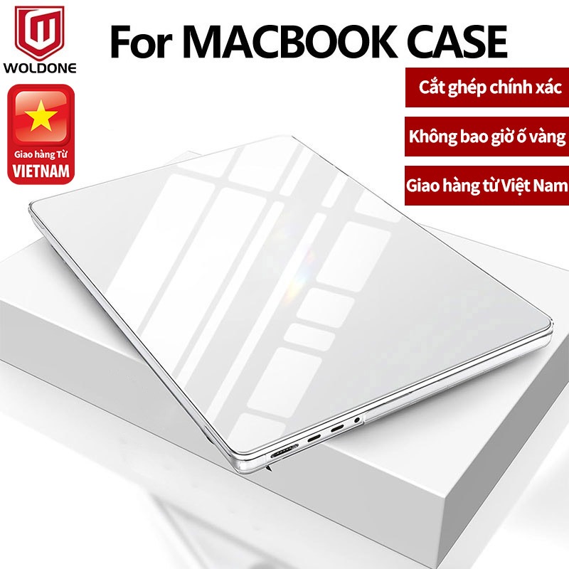 op macbook air m4 Pro M5 lưng siêu mỏng mờ / pha lê cho Ốp M4 M3 M2 M1  13 / 14 / 15 / 16 inch 2010-2025 Phụ kiện bảo vệ máy tính xách tay