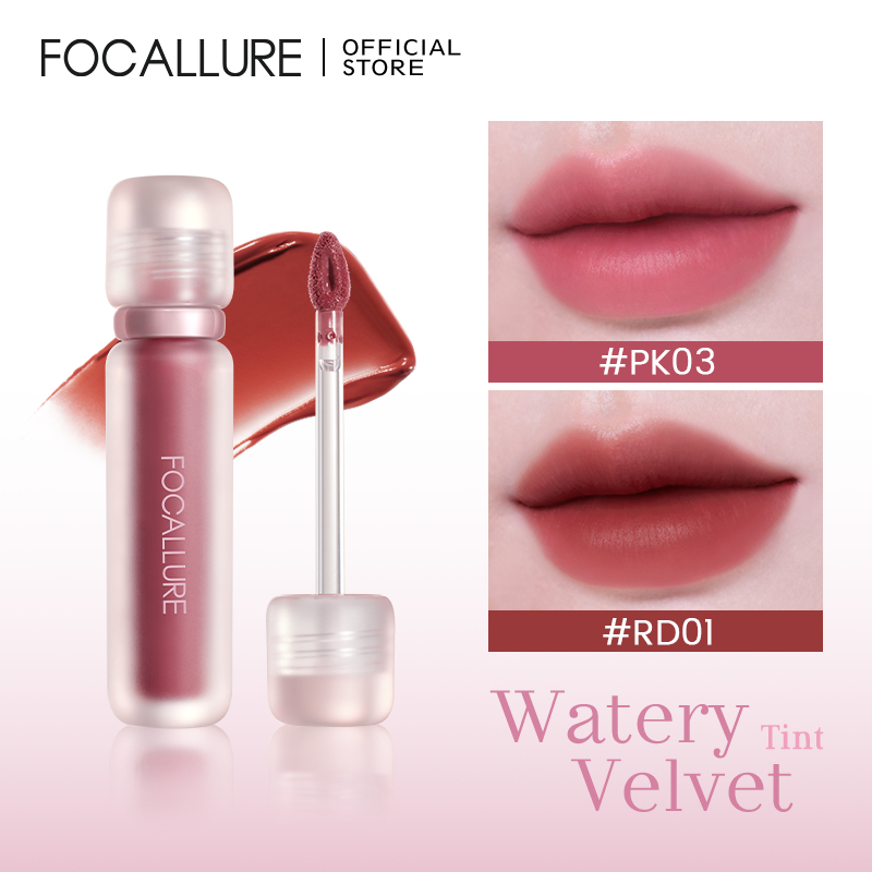 FOCALLURE Watery Velvet Tint, có kết cấu mịn màng, nhẹ nhàng, mang lại lợi ích dưỡng ẩm và cung cấp màu sắc lâu trôi. | BigBuy360 - bigbuy360.vn