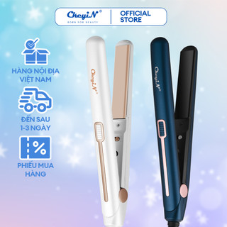  CkeyiN Máy duỗi và uốn tóc thiết kế 2 trong 1 tạo kiểu cho nữ HS353 
