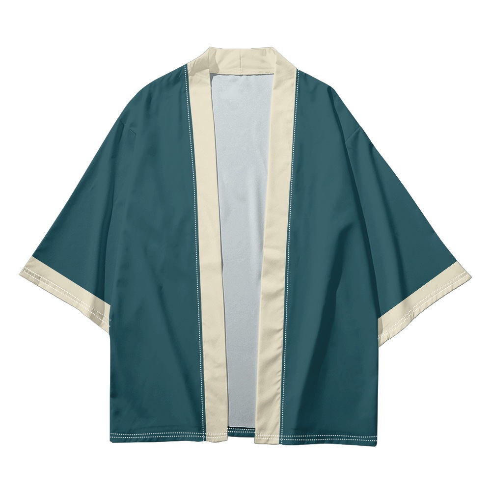 Áo len Cardigan màu trơn Harajuku Beach kimono dành cho nam nữ Nhật Bản Street Cosplay KIMONO plus s