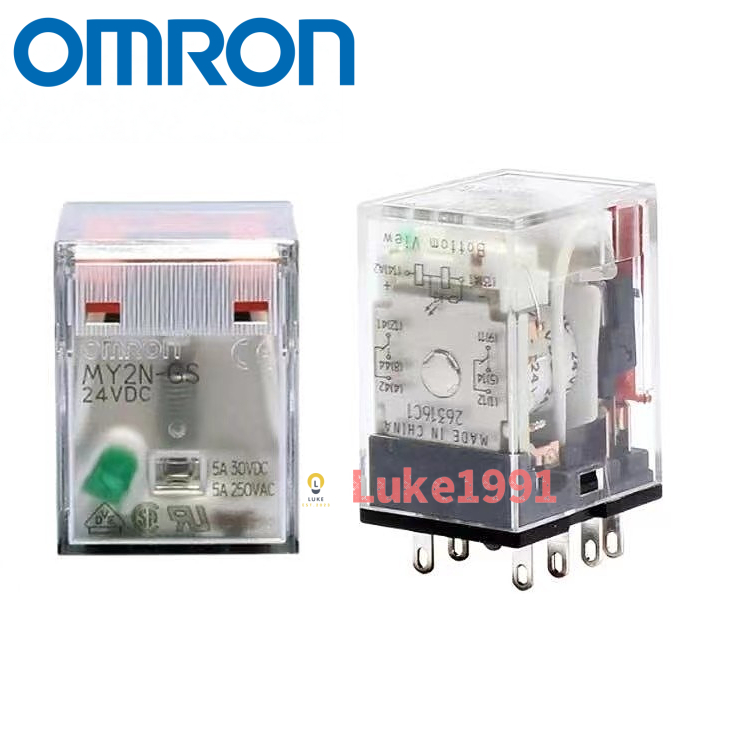 Rơle Omron Trung gian nhỏ MY3N MY4N LY2N LY3N LY4N MY2N-J MY2N MY4N-GS Mla12 -GS