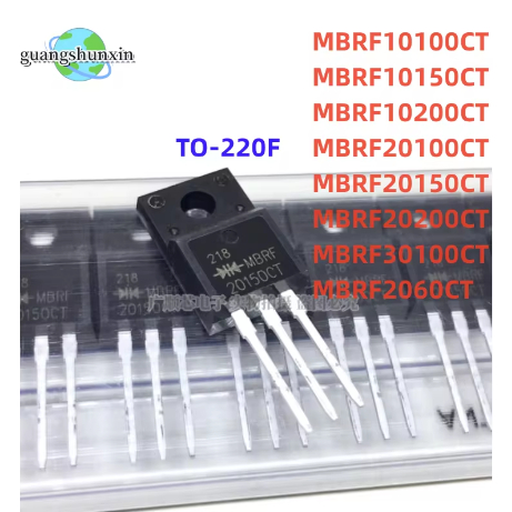 5 CHIẾC MBRF10100CT MBRF10150CT MBRF10200CT B10200G MBRF20100CT B20100G MBRF20150CT MBRF20200CT MBRF
