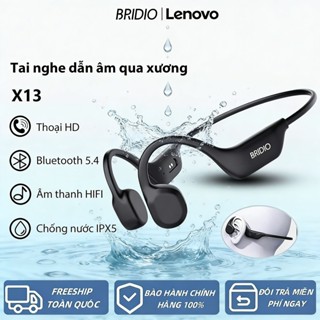  Tai Nghe Truyền Xương Thể  Thao BRIDIO X13 Tai Nghe Ko Dây Bluetooth Chơi Game Âm Thanh Nổi HiFi 