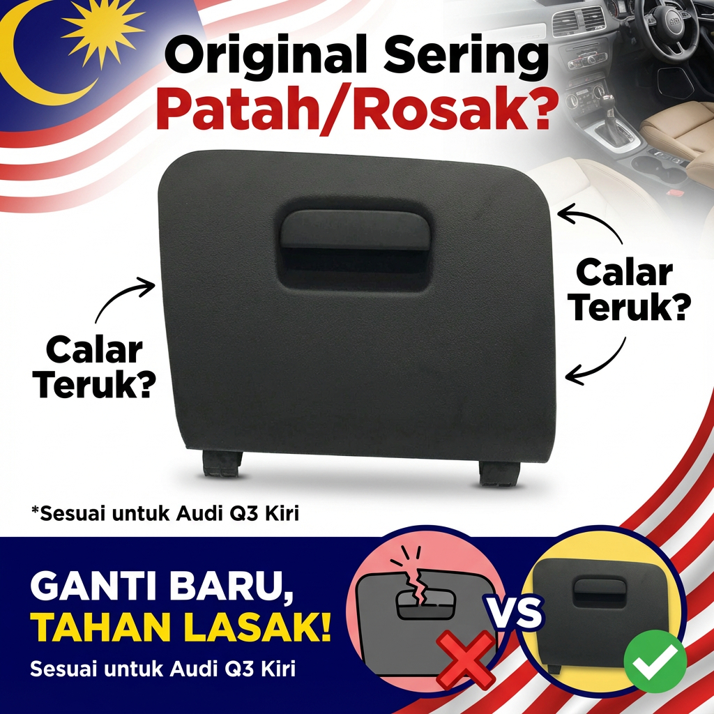 Bên trái Driver Side Dash Khay lưu trữ Chốt Khóa cho Audi Q3 2012-2018 8U1863300B