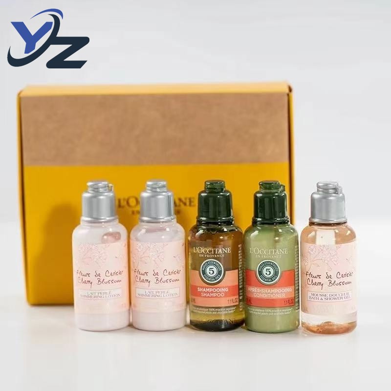 Dành cho gói 5 bộ L 'Occitane Mini #Bottles Kem dưỡng thể * 35ml,#Bottle Của 35ml,#Bath Dầu gội 35ml