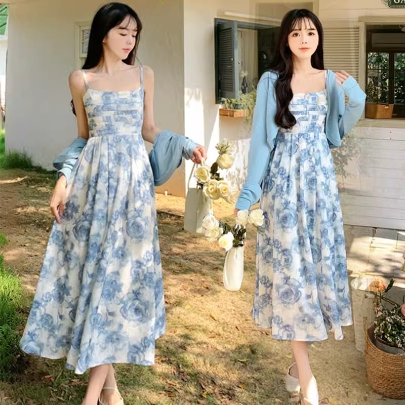 Gợi ý các mẫu váy hoa nhí babydoll 2 dây bigsize xinh xắn