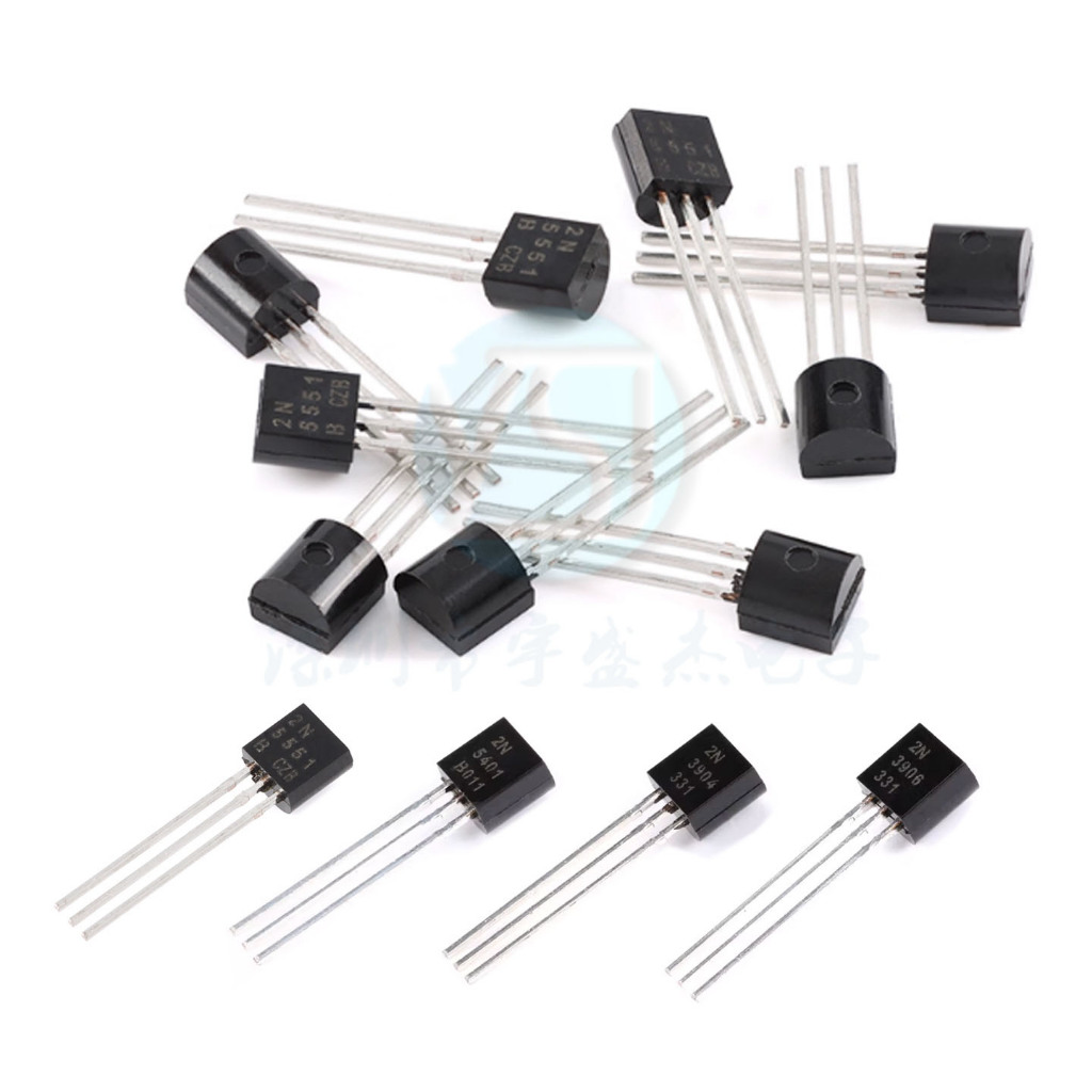 Bộ 50 2N5401 2N5551 NPN PNP Transistor TO-92 Bipolar Junction Transistor (BJT) Triode