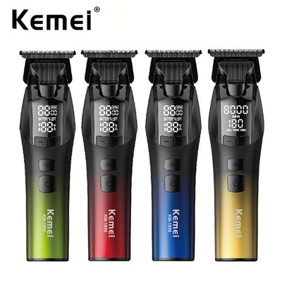 Kemei 1859 Thợ Cắt Tóc Không Gapped Nam T Lót Điện Cắt Tóc Line Up Shape Up Edgers Hoàn Thiện Máy Cắt Tóc