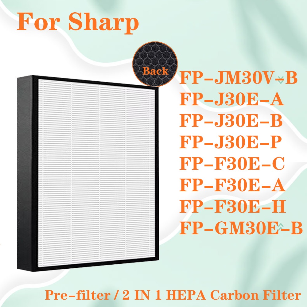 Dành Cho Bộ Lọc Không Khí Sharp FZ-F30HFE FP-JM30V-B FP-J30E-A FP-J30E-B FP-J30E-P FP-F30E-A FP-F30E