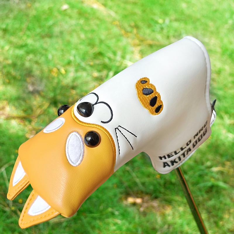 GOLF Club Cover Putter Head Cover Ball Head Cover Vỏ bảo vệ GOLF Straight Flat Putter Cover