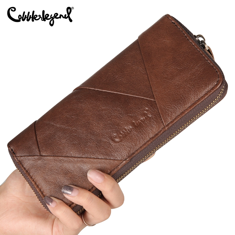 Ví dài Cobbler Legend Ví nữ cổ điển Ví nữ có khóa kéo dài đơn giản