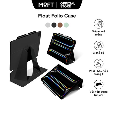 Ốp điện thoại Folio phao MOFT cho iPad Air thế hệ thứ 6 11 '' M2 2024 & Pro 13 M4 Folio Giá đỡ bút chì