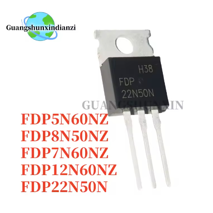 5 MỚI FDP22N50N TO-220 FDP22N50 FDP8N50NZ FDP8N50 FDP5N60NZ FDP5N60 FDP7N60NZ FDP7N60 FDP12N60NZ FDP