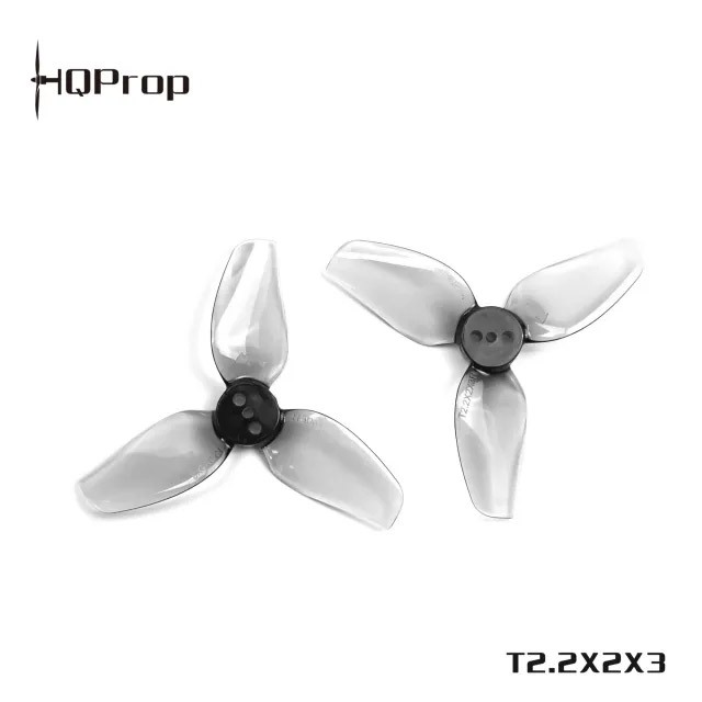 HQProp T2.2 X2X3 (2 Tích cực + 2 Ngược) Cánh quạt ba cánh 7cm Cánh quạt 3 cánh thông qua cánh quạt m
