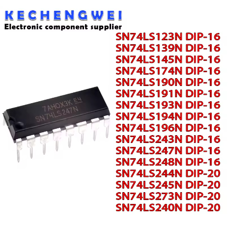 5 CÁI SN74LS145N SN74LS174N SN74LS190 74LS191 LS193 74LS194 LS196 LS243 74LS247 LS248 74LS244 74LS24