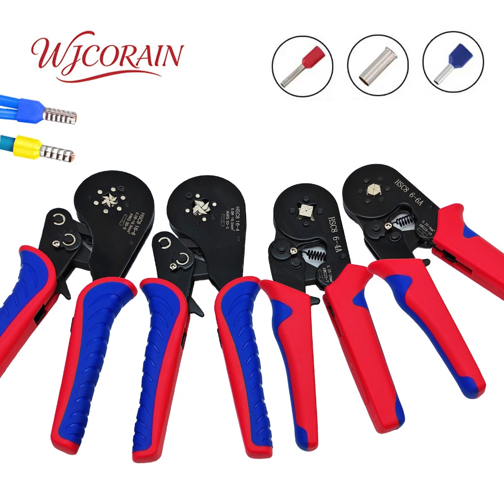 Hình ống thiết bị đầu cuối uốn kìm cáp lug crimping dụng cụ uốn bộ dụng cụ HSC8 6-4A HSC8 6-6A