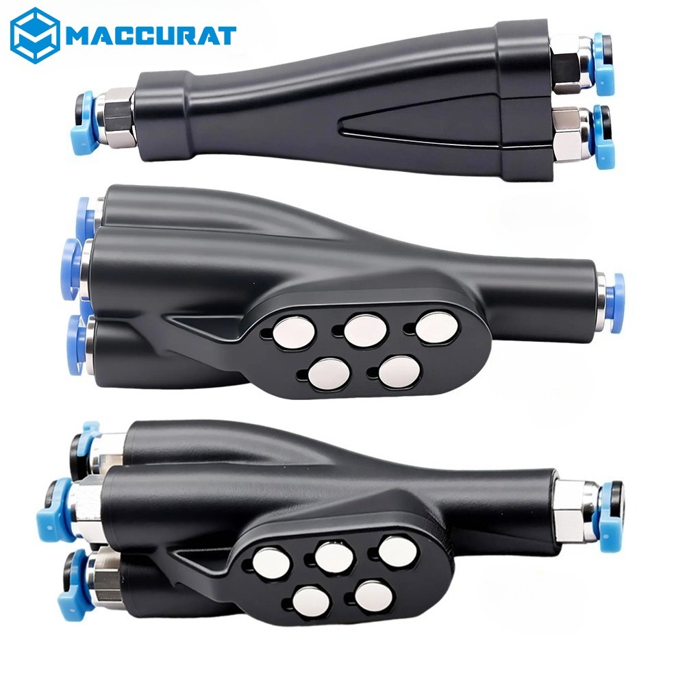 Dành Cho Bambu Lab X1 X1C P1S P2S Chất Liệu Bộ Chuyển Đổi PTFE 4 Trong 1 Cổng Mở Rộng Ống AMS Kết Nố